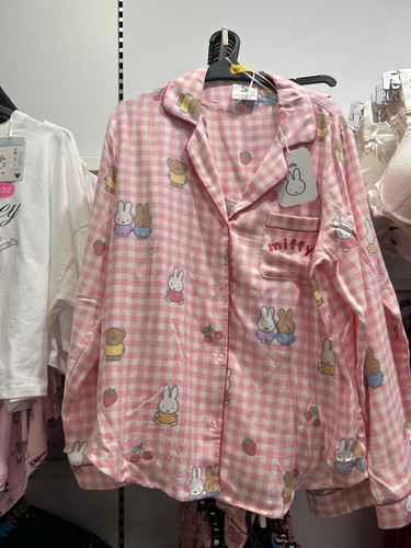 Miffy gingham boyfriend - miffy, pyjama