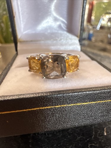 925 silver ring size smoky - ring,