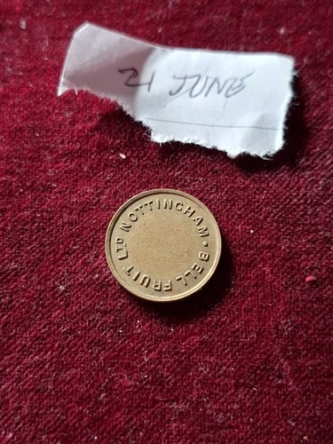 Bellfruit nottingham token - bellfruit,