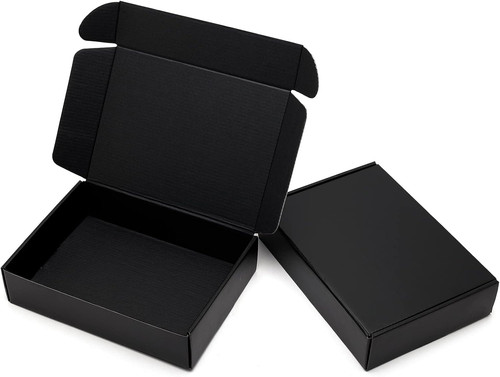 Black shipping boxes - shipping, 1/8