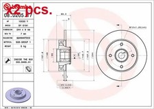 Pcs rear brake disc - disc, rotos