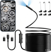 8ft 8mm dual lens endoscope - 32.8ft,