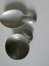 Two Vintage Aluminium 1920/30's Cadbury Bournville Caddy Spoons Chocolate Cocoa