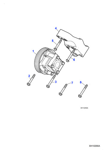Jaguar bolt washer s - &, s-type
