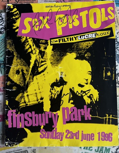 Sex pistols signed tour - sex, *signed*