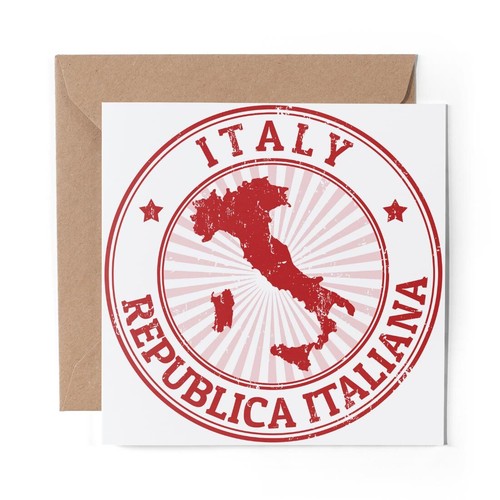 Blank greeting card italy - 1, x