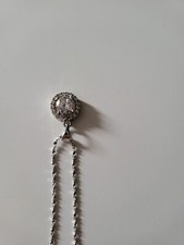 Sterling Silver Necklace With Swarovski Cristal Pendant