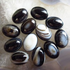 12Pcs 18x13x5mm Black White