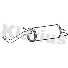 Exhaust Rear Back Box For VW Polo 9N 1.2 Klarius 6Q6253609AR 6Q6253609BQ