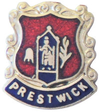 Prestwick Town Small Pin Badge Scotland