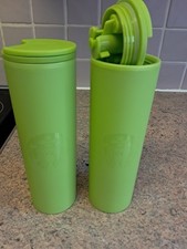 set of 2 Starbucks Lime Green