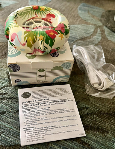 Scentsy mini fan diffuser usb - fan,