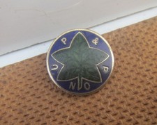 Vintage NUP&PO Enamel Leaf
