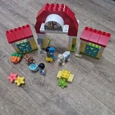 Lego Duplo 10951 horse stable and pony care  complete 