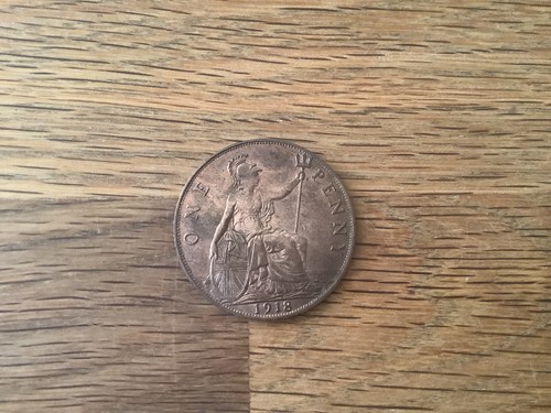 Superb unc 1918 george - 1918,