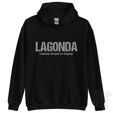 LAGONDA: Luxury draped in legacy hoodie car driver gift