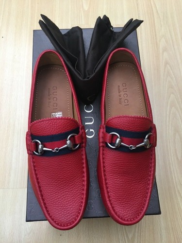 Gucci loafers shoes red - gucci,