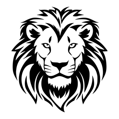 Lion head vinyl - lion,