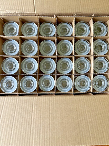 Glass candle jars with - candle, lid