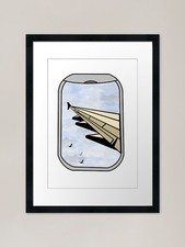 Airplane Window Framed Art