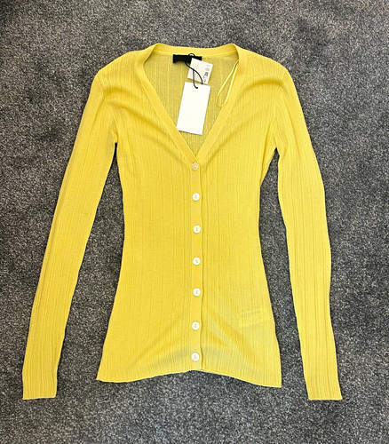 Zara women yellow rib - women’s, rib-knit