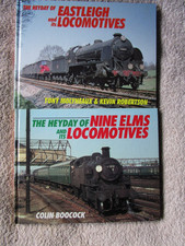2 Hardback colour albums. EASTLEIGH & NINE ELMS LOCOMOTIVES