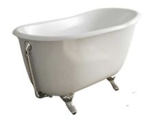 Roll Top Mini Slipper Cast Iron Bath Windsor & Buckingham 1400mm No Tap Holes