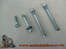 Suzuki GSXR 600 750 SRAD Set 4 Bright Plated Suspension Linkage Dog Bone Bolts