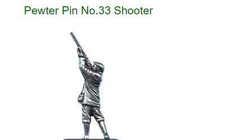 Bisley pewter lapel - bisley, pin