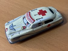 DIBRO Tin Plate Friction Ambulance Dept6 Car All Working Good Condition For Age