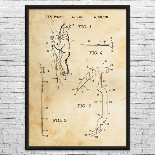 Ice climbing axe patent - axe, wall