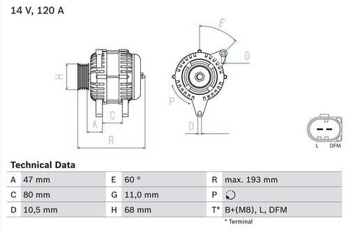 Alternator for iveco - for, daily