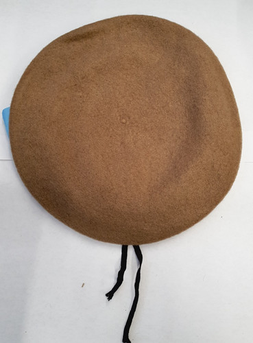 Military beret sand - size, 7