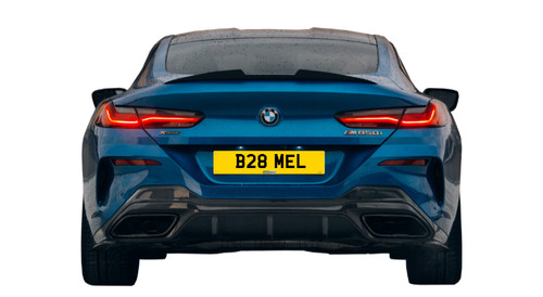 Mel private number plate - number,