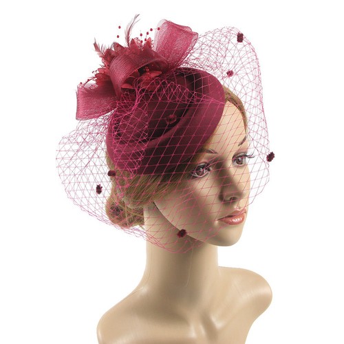 Lady fascinator hat 20s - fascinator, 50s