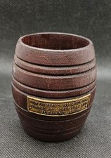 Antique Small Wooden Barrel, Made From Teak From HMS Iron Duke.