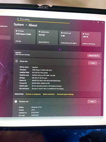 Gaming tower ryzen 5500 - 5,