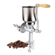 Killer's Instinct Manual Grain Mill Hand Grinder Corn Wheat Coffee Nuts Silver