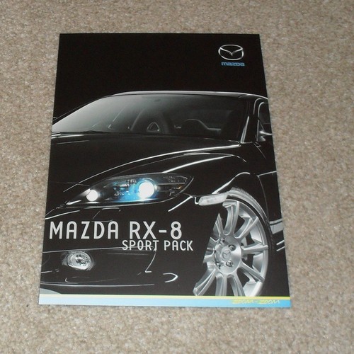 Mazda rx8 sport pack brochure - pack,