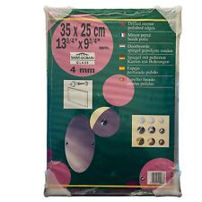 Saint Gobain Drilled Mirror Polished Edges 35x25cm 4mm Pradel Mirrors Glass BNWT