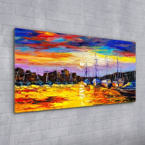 Print glass painting - print, on