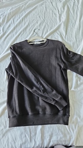 Stone island black crew neck - stone,