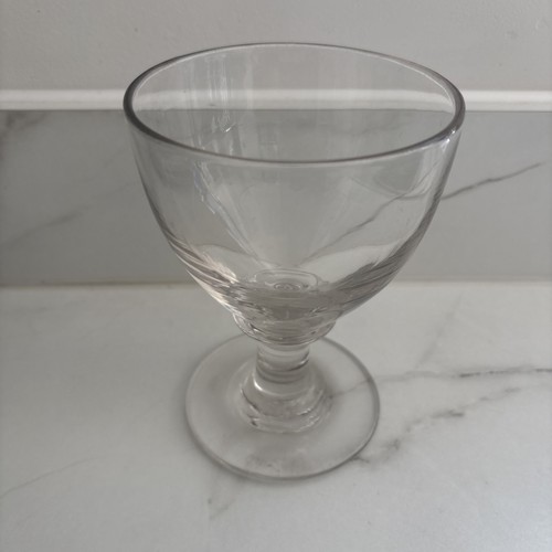 Antique georgian glass rummer - antique,