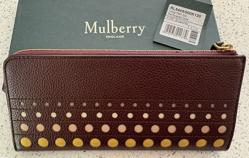 Genuine mulberry long - part, zip