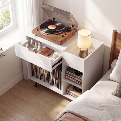 Record player stand - stand, wooden