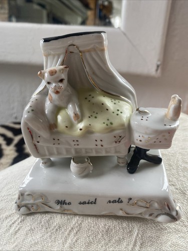 Vintage porcelain fairing dog - vintage, fairing: