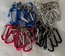 Job Lot Of 40 carabiner And Spilt Ring key rings