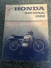 Honda XR500 Workshop Manual
