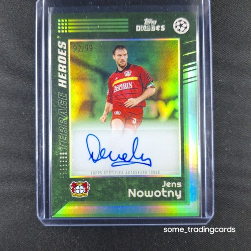 Topps jens nowotny auto 99 - nowotny,