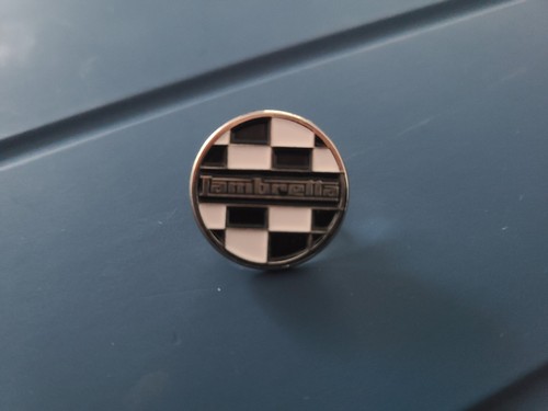 Lambretta mod scooter enamel - mod,